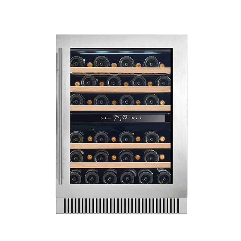 Refroidisseur de vin électrique à double zone pour le stockage et la conservation du vin