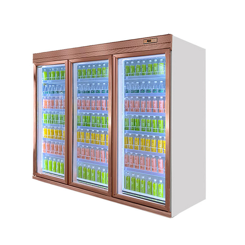 5 couches réglable étagère porte de verre refroidisseur de boissons avec R22 Panasonic compresseur
