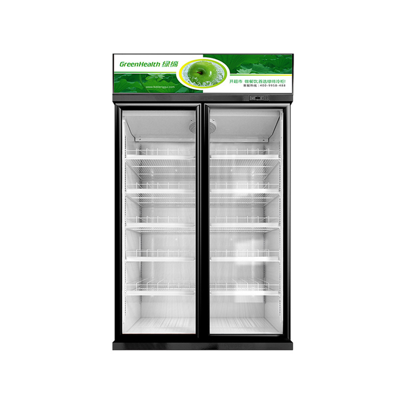Cooler à boissons commerciales à 2 3 4 portes pour épicerie