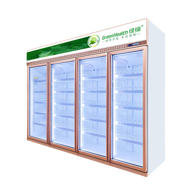 Cooler à boissons commerciales à 2 3 4 portes pour épicerie