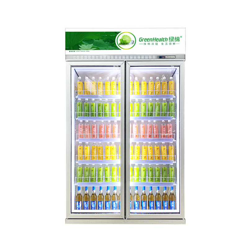 Cooler à boissons commerciales à 2 3 4 portes pour épicerie