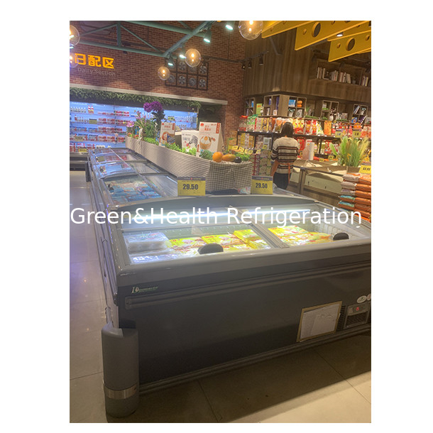 Supermarché Produits de la mer/produits surgelés/boulettes de viande/aliments stockage surgelé