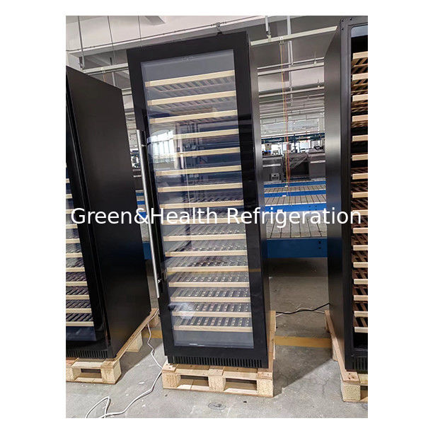 Certificat ETL 326 unités équipées de deux portes en verre trois refroidisseurs de vin à température indépendante