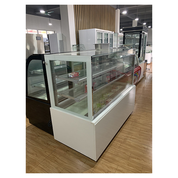 Boutique de gâteaux en verre transparent à plusieurs couches Utilise le stockage affichage du gâteau affichage congélateur