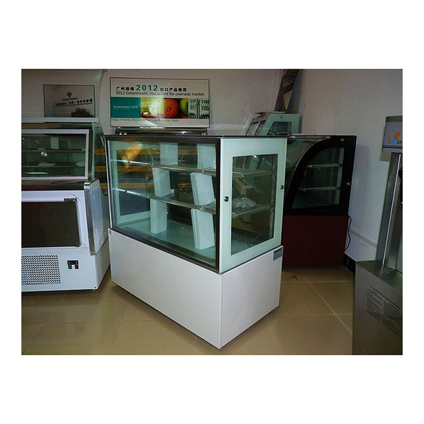Boutique de gâteaux en verre transparent à plusieurs couches Utilise le stockage affichage du gâteau affichage congélateur