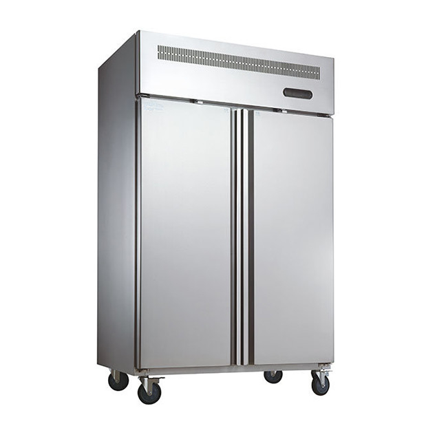 Cuisine de restauration commerciale verticale Entreposage en acier inoxydable congélateur à portes multiples congélateur de cuisine