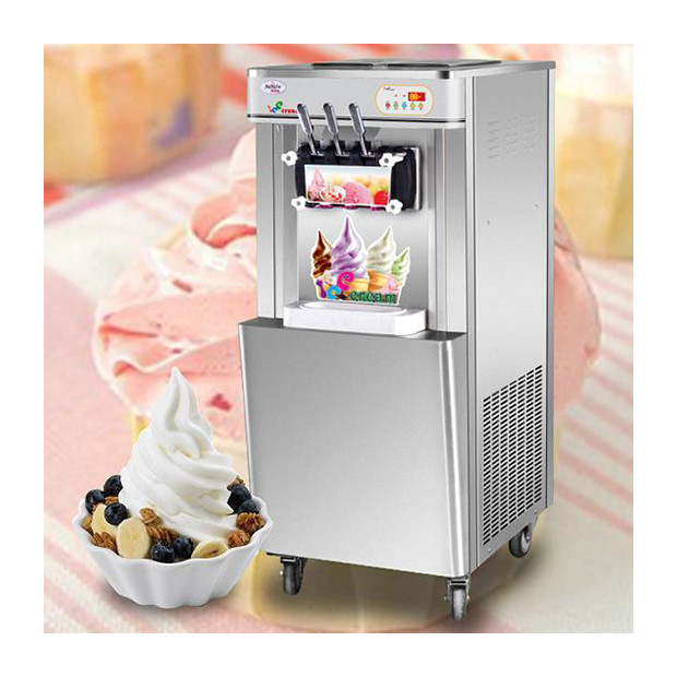 Les magasins commerciaux de crème glacée utilisent des machines de fabrication de crème glacée.