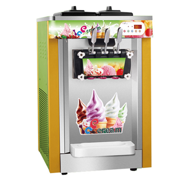 Magasin de crème glacée multifonctionnelle avec plusieurs saveurs de machines de crème glacée
