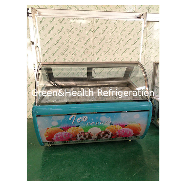 Fabrique Direct de verre courbé 16 plateau glace écran congélateur avec thermostat réglable