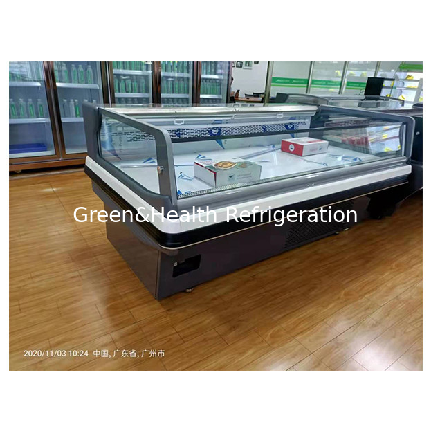 Compresseur horizontal importé réfrigérateur rapide Display de stockage de viande fraîche à basse température congélateur
