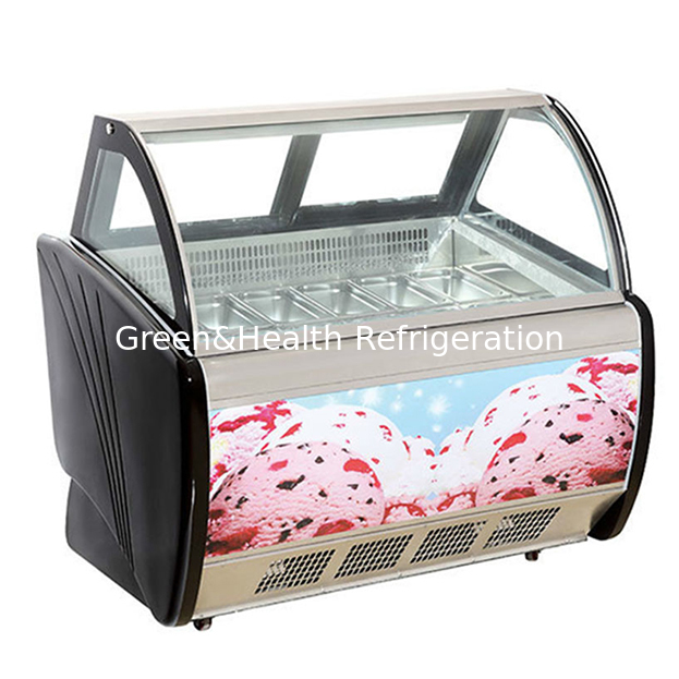 Magasin de détail/magasin commercial multiplate glace réfrigéré