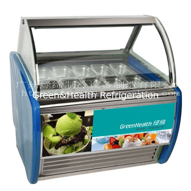 Magasin de détail/magasin commercial multiplate glace réfrigéré