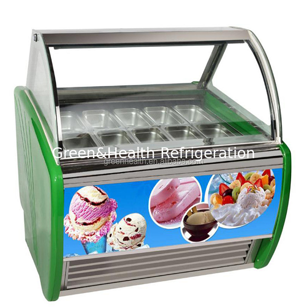 Magasin de détail/magasin commercial multiplate glace réfrigéré