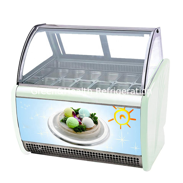 Magasin de détail/magasin commercial multiplate glace réfrigéré