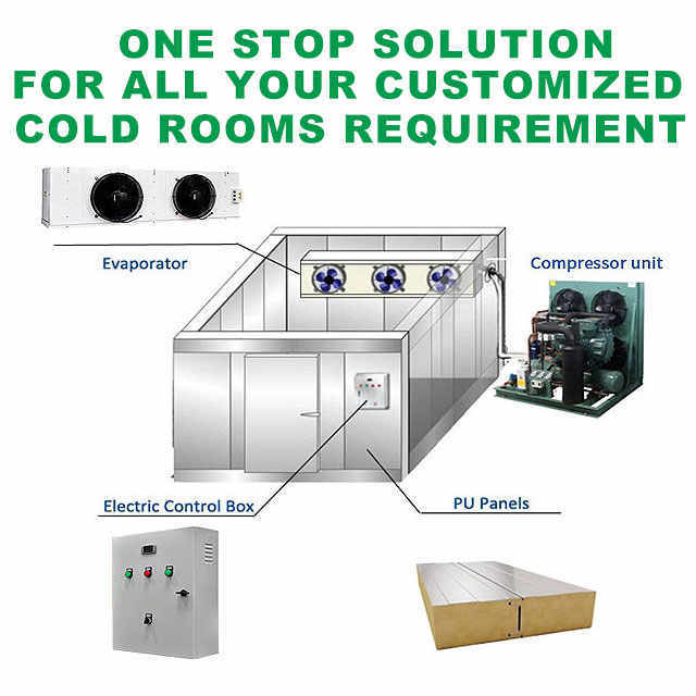 Chambre froide modulaire de stockage à basse température - Exigences de congélation Chambre froide avec une température de -18 à -22 °C