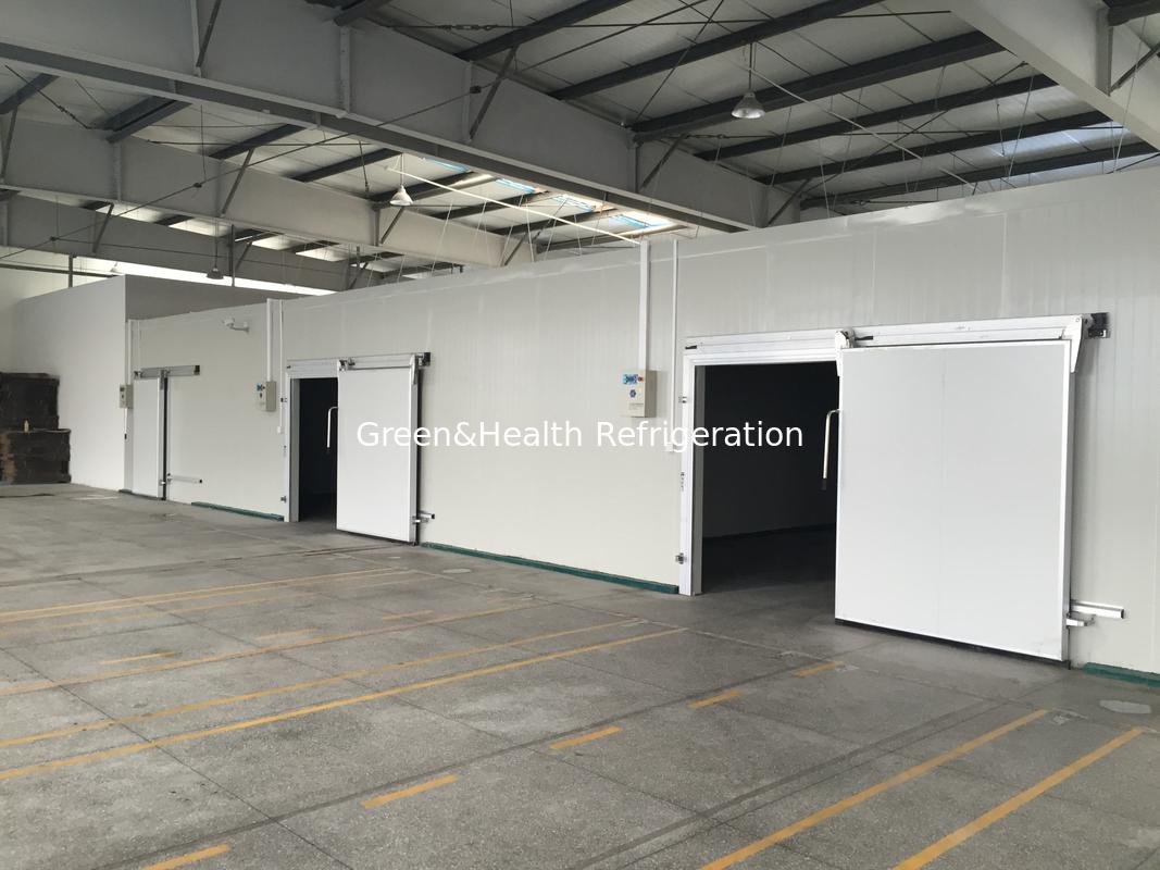 Conception modulaire marche dans la chambre Pu panneau de stockage à froid refroidisseur réfrigérateur entrepôt à vendre