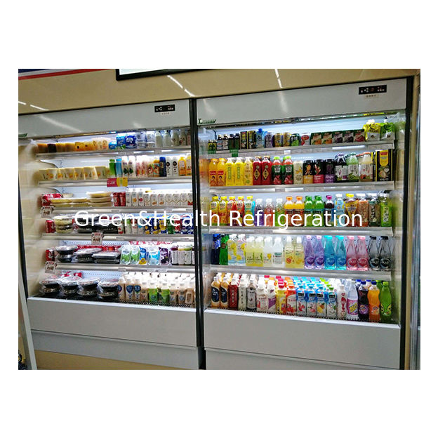 Petite étagère à cinq niveaux pour magasin de proximité, présentoir de fruits, petit congélateur ouvert