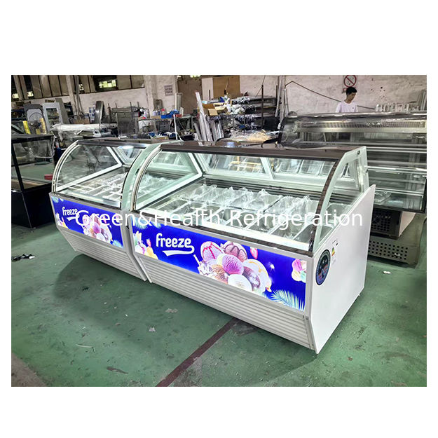 Vente directe d'usine Commercial glace réfrigérée Display de stockage congélateur À vendre