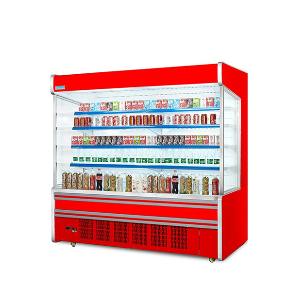 Armoire réfrigérée à angle droit personnalisée multicolore pour le stockage de marchandises