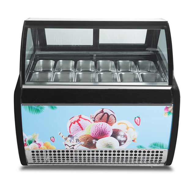 Ice Cream Shops/Cake Shops Use Ice Cream Refrigerated Storage Display Refrigerators