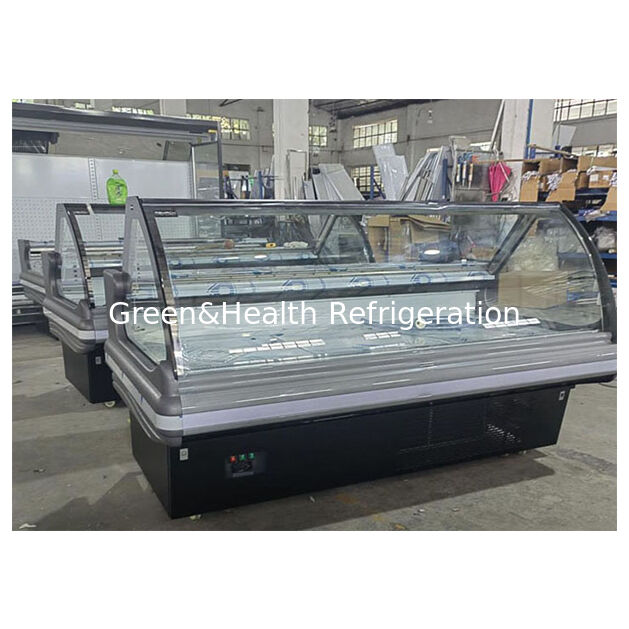 Compresseur importé monté en bas, couvercle de retour, aliment cuit, réfrigéré, stockage, affichage, congélateur