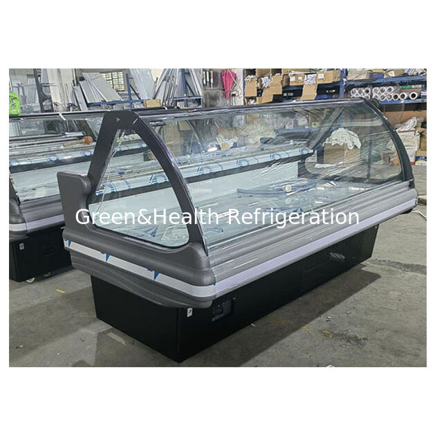 Compresseur importé monté en bas, couvercle de retour, aliment cuit, réfrigéré, stockage, affichage, congélateur