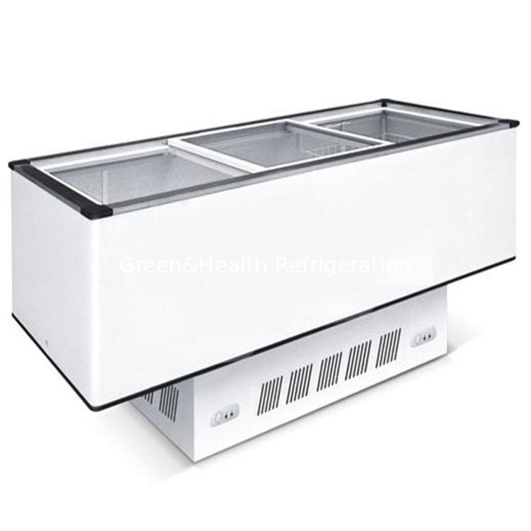 Congélateur coffre vertical de grande capacité avec compresseur Danfoss et dégivrage automatique pour usage commercial
