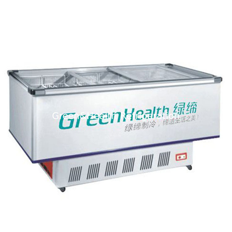 Congélateur coffre vertical de grande capacité avec compresseur Danfoss et dégivrage automatique pour usage commercial