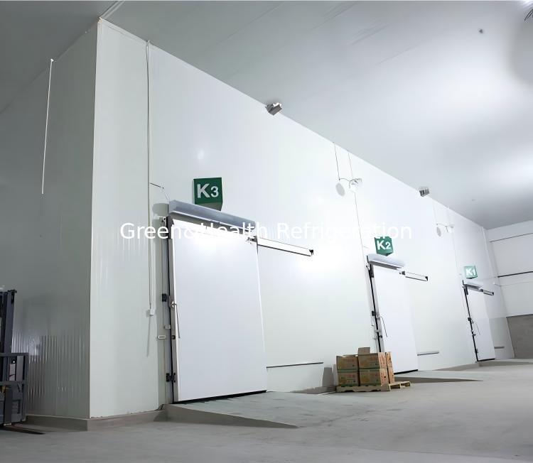 Chambre froide de boucherie avec système de refroidissement refroidi par air et tailles personnalisables