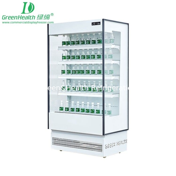 780W Multideck ouvert 1,25m Multi Deck Boissons Boutique alimentaire Café Display réfrigérateur