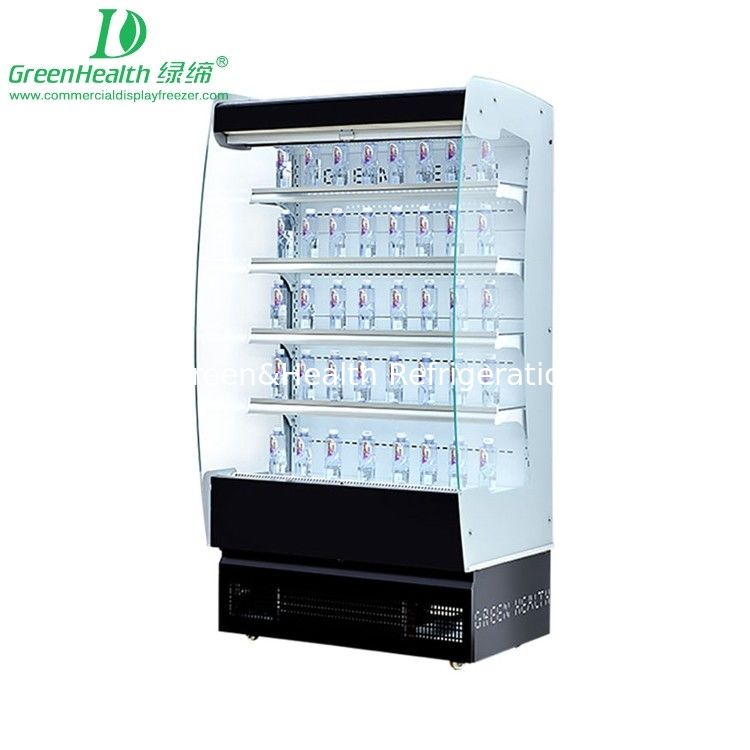 780W Multideck ouvert 1,25m Multi Deck Boissons Boutique alimentaire Café Display réfrigérateur