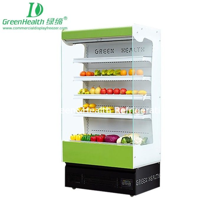 780W Multideck ouvert 1,25m Multi Deck Boissons Boutique alimentaire Café Display réfrigérateur