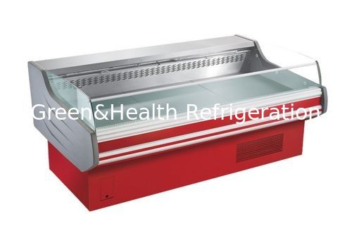 Réfrigérateur à large écran de viande de porc portable à 2 à 8 °C congélateur ouvert