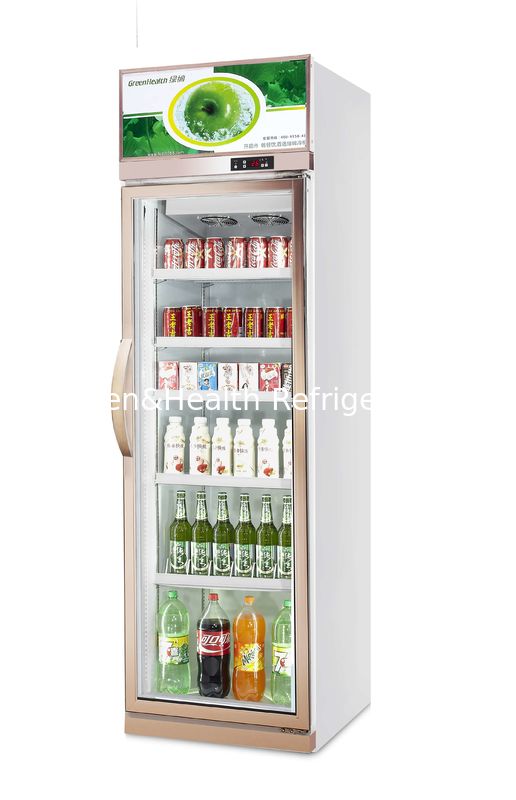 Refroidisseur de boissons commerciaux de 480L avec compresseur Danfoss et réfrigérateur à porte en verre à régulation de température de 0 à 10°C