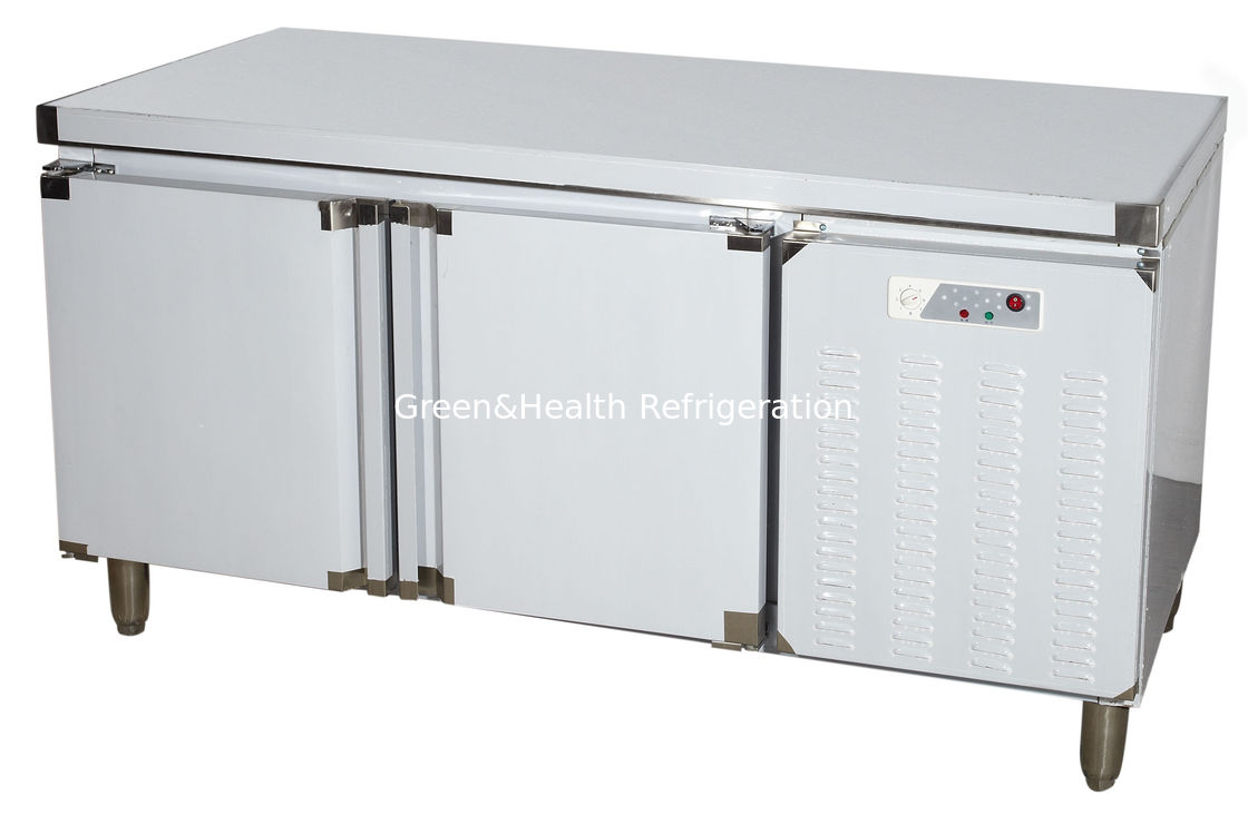 Refroidisseur commercial d'établi en acier inoxydable avec compresseur Danfoss et refroidissement par ventilateur pour boulangeries et hôtels