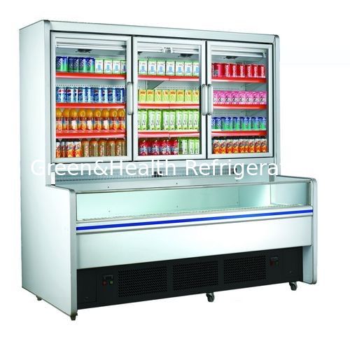 Réfrigérateur commercial combiné congélateur avec zones à double température, dégivrage automatique et compresseurs à haut rendement - Samba Hybrid