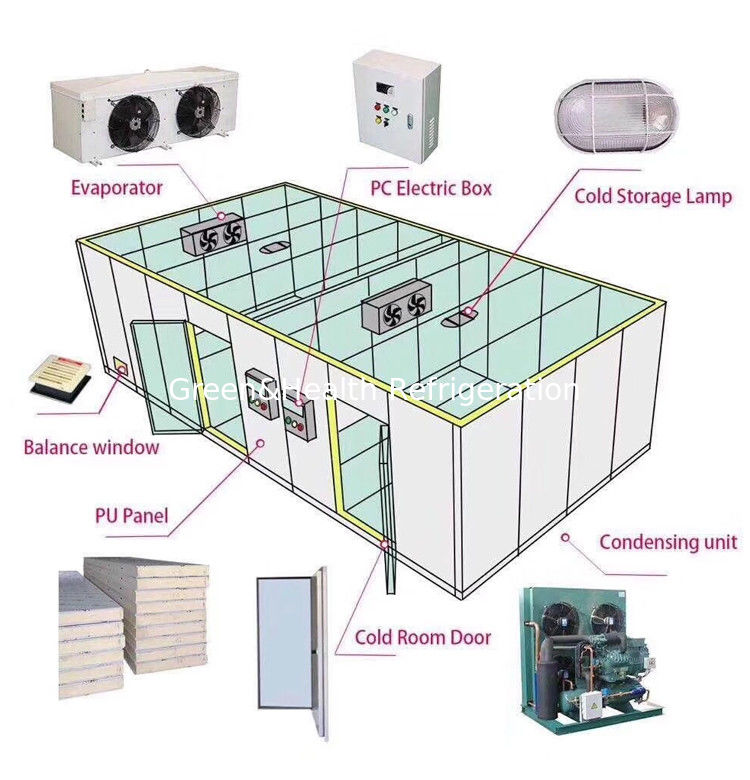 Ice Cold Frozen Freezer Warehouse Room Storage for Fruit Vegetable Potato Fish Meat