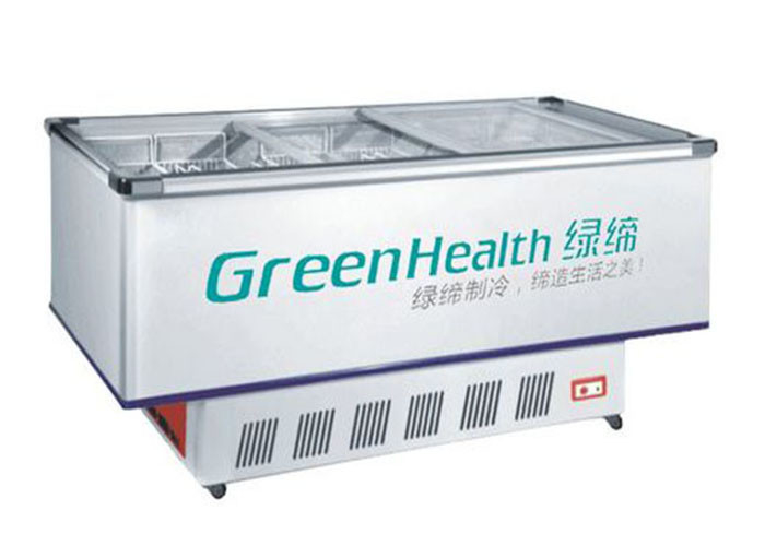 Surgélateur vertical de coffre capacité commerciale de réfrigérateur de supermarché de grande