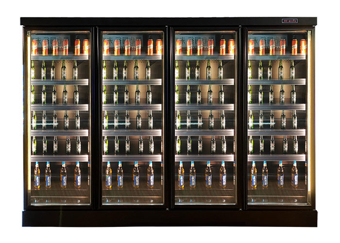 Coffret d'étalage plus froid de luxe de boisson alcoolisée de réfrigérateur de bière de Multideck pour le bar de barre