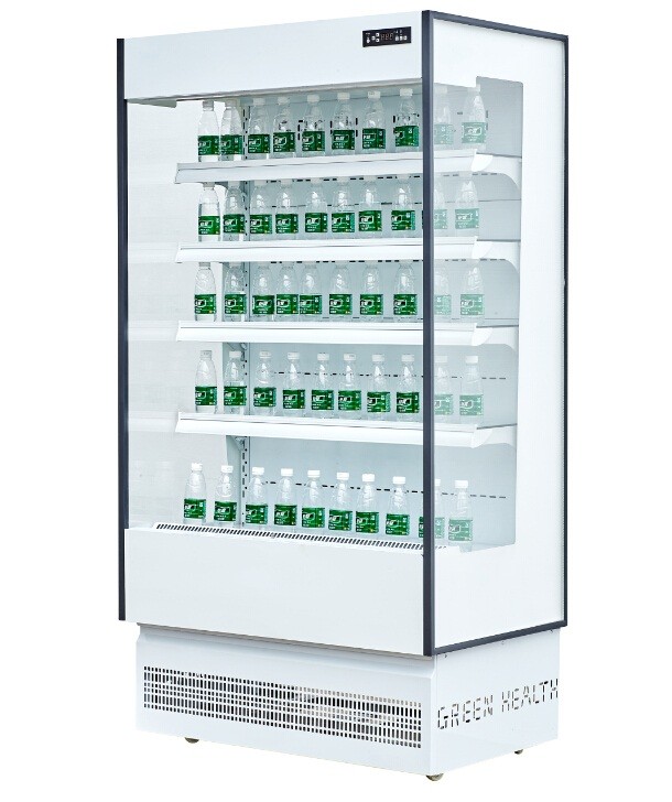 Réfrigérateurs de plate-forme ouverte d'affichage de Vegetalbe de fruit de supermarché économiseurs d'énergie