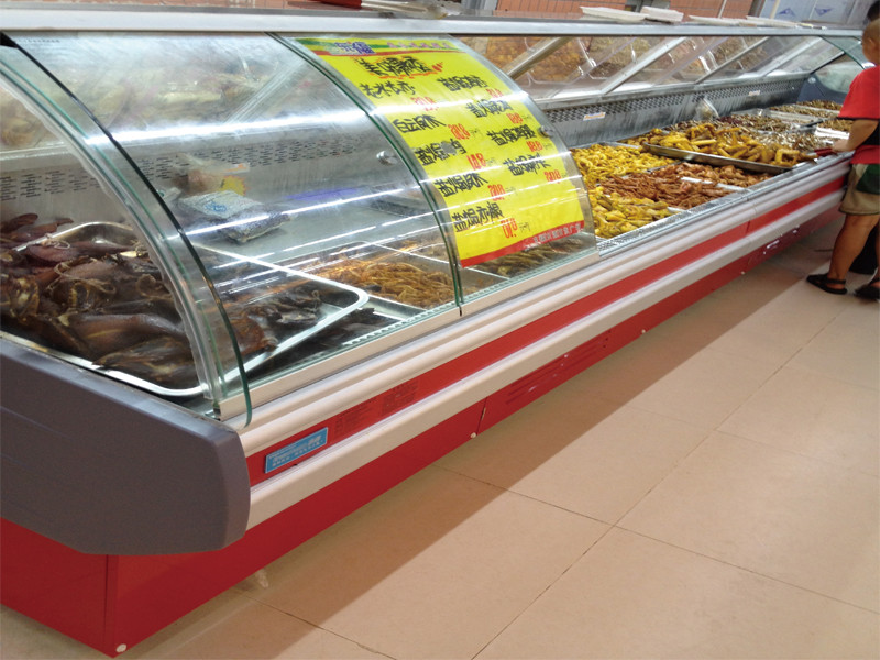 Le supermarché de crème glacée projette des équipements de Frige