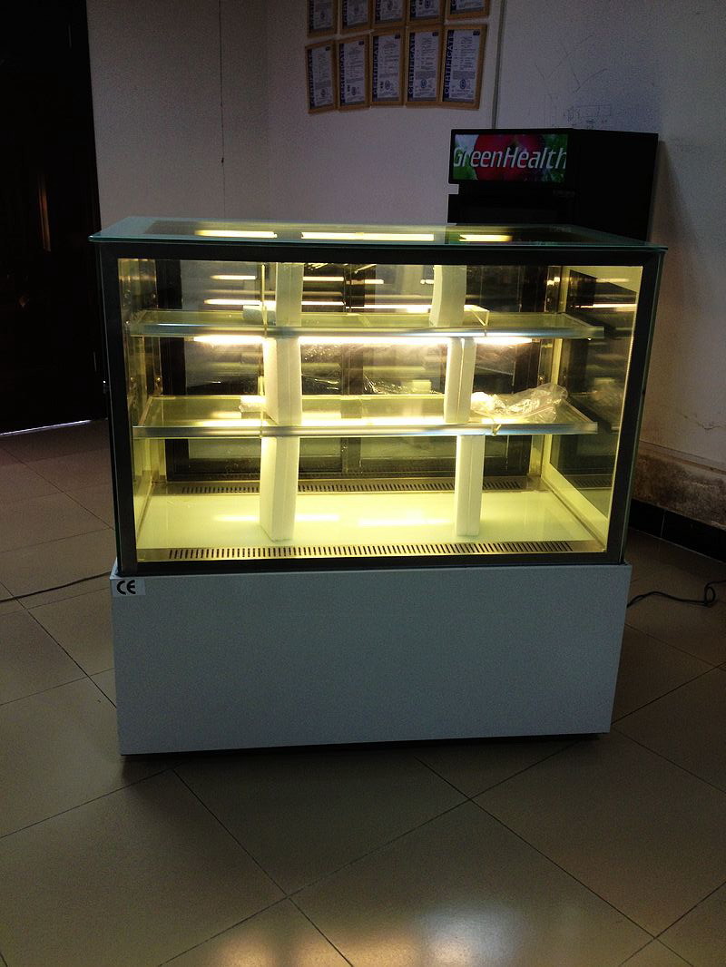 Congélateur de Cabinets de congélateur d'affichage de gâteau d'énergie d'économie avec le compresseur d'Aspera/Danfoss