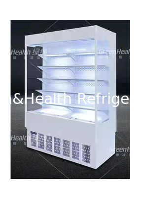 Front Shop Drinks Display Chiller ouvert vertical Multideck pour le restaurant