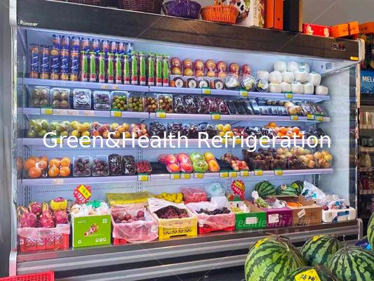 Réfrigérateur végétal Multideck Juice Fruit Mall Refrigerator d'air ouvert