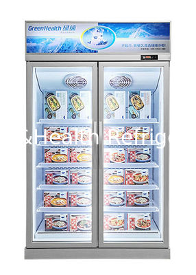 Congélateur de refroidissement d'affichage de réfrigérateur d'aliments surgelés de fan pour le supermarché