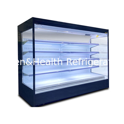 Grands refroidisseurs commerciaux droits de plate-forme ouverte pour des fruits de boissons