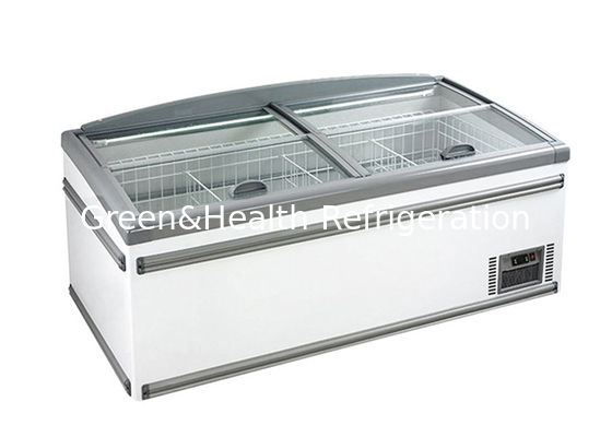 Rendement élevé de cartel de supermarché de congélateur commercial d'île