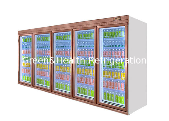 étalage en verre à distance Champagne White de réfrigérateur de boisson de la porte 2250L