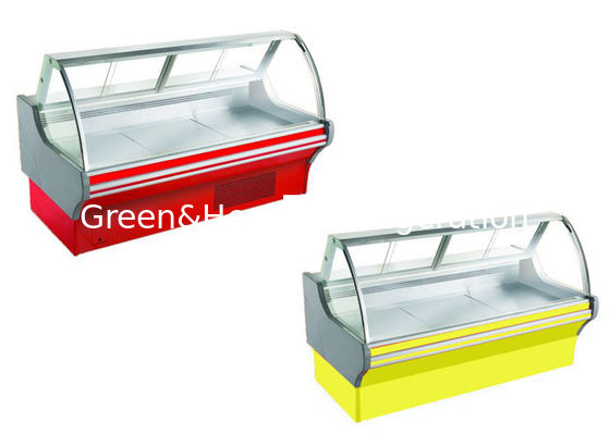 Étalage froid de viande de matériel de réfrigération de fruits de mer de cas d'épicerie de R404a pour la restauration