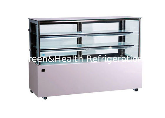 4 pieds carrés vitraux écran de gâteau refroidisseur pâtisserie boulangerie vitrine